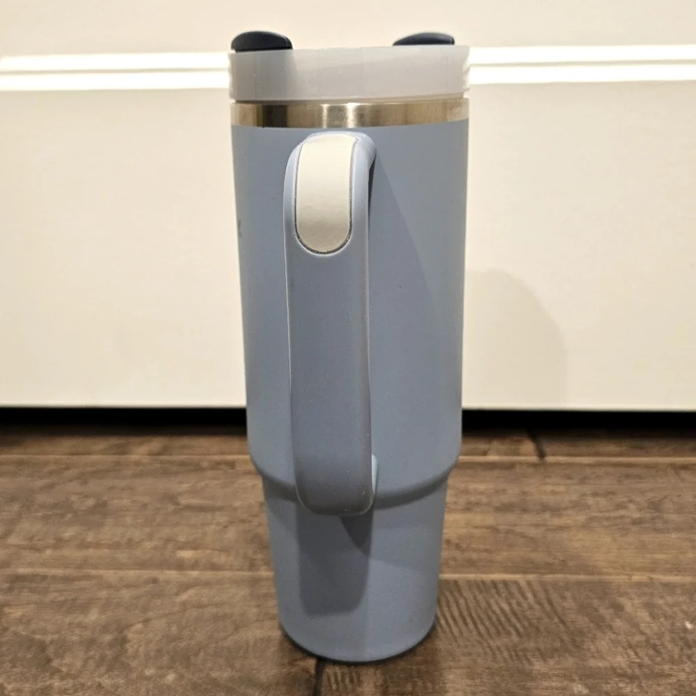 Stanley Light Blue/Gray 30 oz Stainless Steel Tumbler - Picture 3 of 6